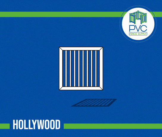 Hollywood Fence Style Closed Picket Pvc Gate Video 360 Gif