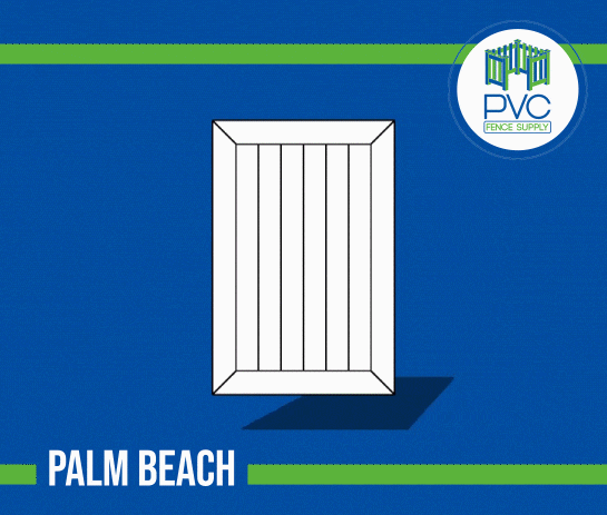 Palm Beach Fence Pvc Full Privacy Gate Video 360 Gif