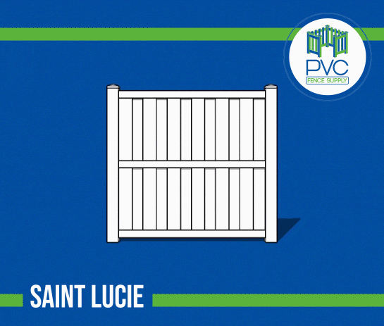 Saint Lucie Pvc Shadow Box Fence Style Semi Privacy Video 360 Gif