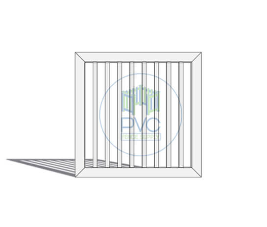 Hollywood Fence Style Closed Picket Pvc Gate